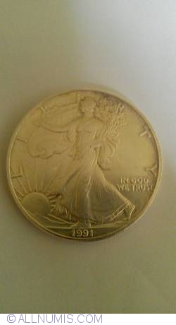 Image #2 of 1 Dolar 1991