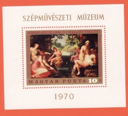 colita 10 forinti 1970: Szépművészeti Múzeum(muzeul de arte frumoase din Budapesta)-nud