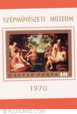 Image #2 of 10 Forint 1970 - Museum of Fine Arts Souvenir Sheet