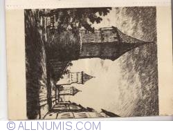 sibiu-turnurile breslelor ( gravura cu acul)