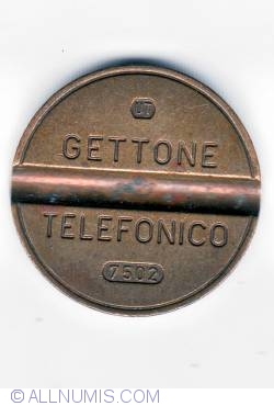 Gettone telefonico 7502 February UT