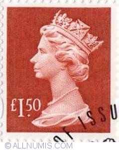 Image #1 of 1 Pound 50 Pence - Queen Elizabeth II