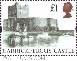 1 Pound - Carrickfergus Castle (used)