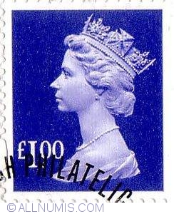 Image #1 of 1 Pound - Queen Elizabeth II