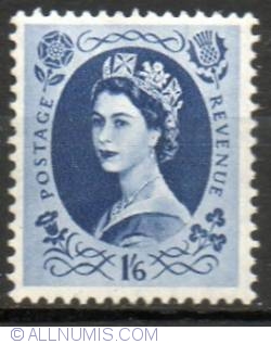 Image #1 of 1 Shilling 6 Penny Wilding QEII