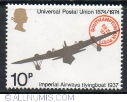 10 Pence Imperial Airways, Short S.21 Flying Boat Maia, 1937