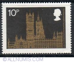 Image #1 of 10 Pence Palace of Westminster seen from Millbank