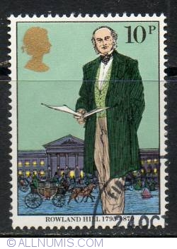 10 Pence Sir Rowland Hill, 1795-1879