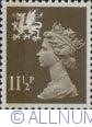11 1/2 Pence Queen Elizabeth II Wales