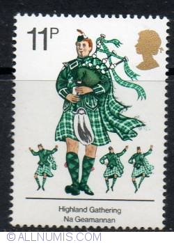 11 Pence Piper and Dancers Highland Gathering