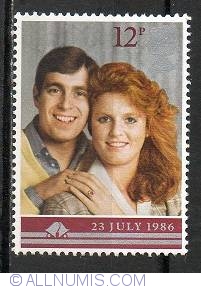Image #1 of 12 Pence - Prince Andrew and Miss Sarah Ferguson