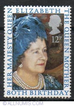 Image #1 of 12 Pence Queen Elizabeth the Queen Mother