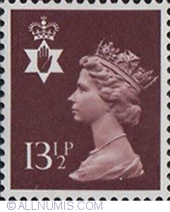 Image #1 of 13 1/2 pence Qieen Elizabeth II Northern Ireland