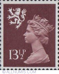 Image #1 of 13 1/2 pence Qieen Elizabeth II Scotland