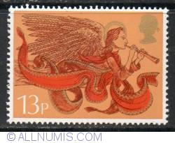 Image #1 of 13 Pence Angel with Trumpet