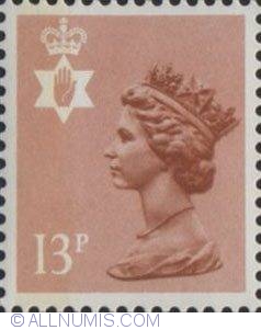 Image #1 of 13 Pence Queen Elizabeth II Northern Ireland
