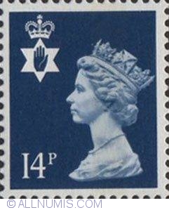 14 Pence - Queen Elizabeth II Northern Ireland