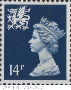 14 Pence - Queen Elizabeth II Wales