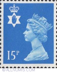Image #1 of 15 Pence - Queen Elizabeth II Northern Ireland