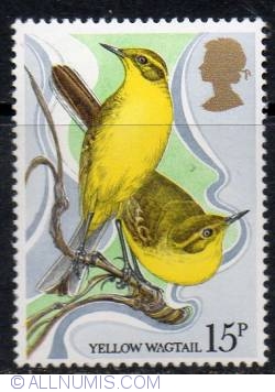 Image #1 of 15 Pence Yellow Wagtails
