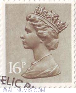 Image #1 of 16 Pence Queen Elizabeth II