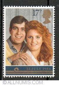 17 Pence - Prince Andrew and Miss Sarah Ferguson