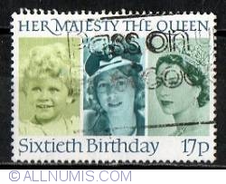 17 Pence - Queen Elizabeth II in 1928, 1942 and 1952