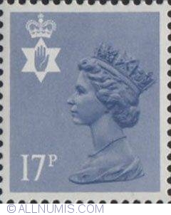 Image #1 of 17 Pence Queen Elizabeth II Northern Ireland