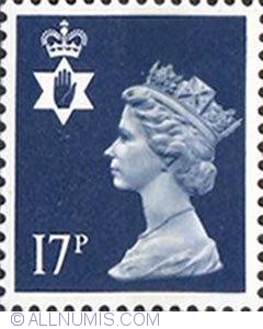 Image #1 of 17 Pence - Queen Elizabeth II Northern Ireland