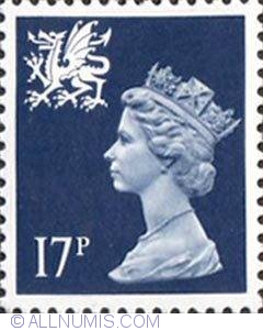 17 Pence - Queen Elizabeth II Wales