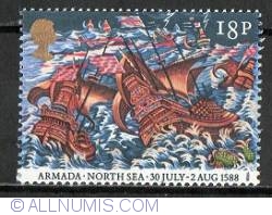 Image #1 of 18 Pence - Armada in Storm, North Sea