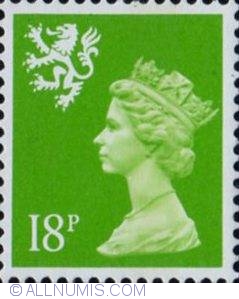 Image #1 of 18 Pence - Queen Elizabeth II Scotland