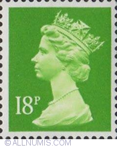 18 Pence -  Queen Elizabeth II