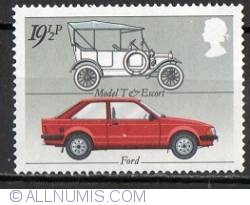 19 1/2 Pence Ford 'Model T' and 'Escort'