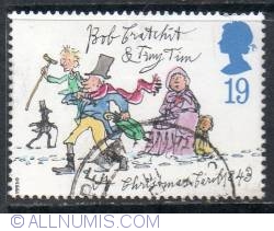 Image #1 of 19 Pence - Bob Cratchit and Tiny Tim