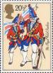 1 : 20 1/2 Pence Fusilier and Ensign, The Royal Welch Fusiliers (mid-18th century)