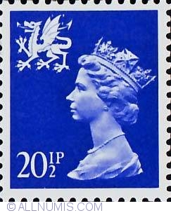 Image #1 of 20 1/2 Pence Queen Elizabeth II Wales