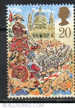 Image #1 of 20 Pence - Coachman and St. Paul’s Cathedra