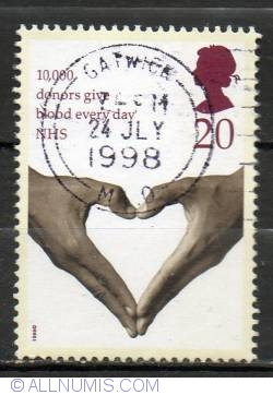 Image #1 of 20 pence - Hands forming Heart