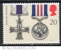 Image #1 of 20 Pence - Military Cross and Military Medal