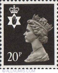 Image #1 of 20 Pence - Queen Elizabeth II Northern Ireland