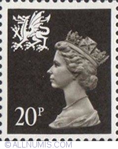 Image #1 of 20 Pence - Queen Elizabeth II Wales