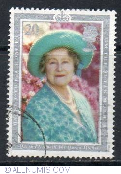 Image #1 of 20 Pence - Queen Elizabeth the Queen Mother
