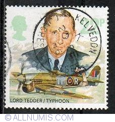 Image #1 of 22 Pence - Lord Tedder and Hawker Typhoon 1B