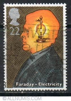 Image #1 of 22 Pence - Michael Faraday, electricity