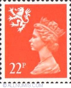 22 Pence - Queen Elizabeth II Scotland