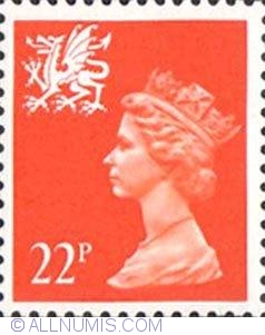 22 Pence - Queen Elizabeth II Wales