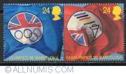 24 Pence + 24 pence - Flags
