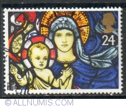 24 Pence - Madonna and Child, St. Marys Bilbury