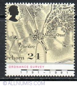 24 Pence - Map of 1816